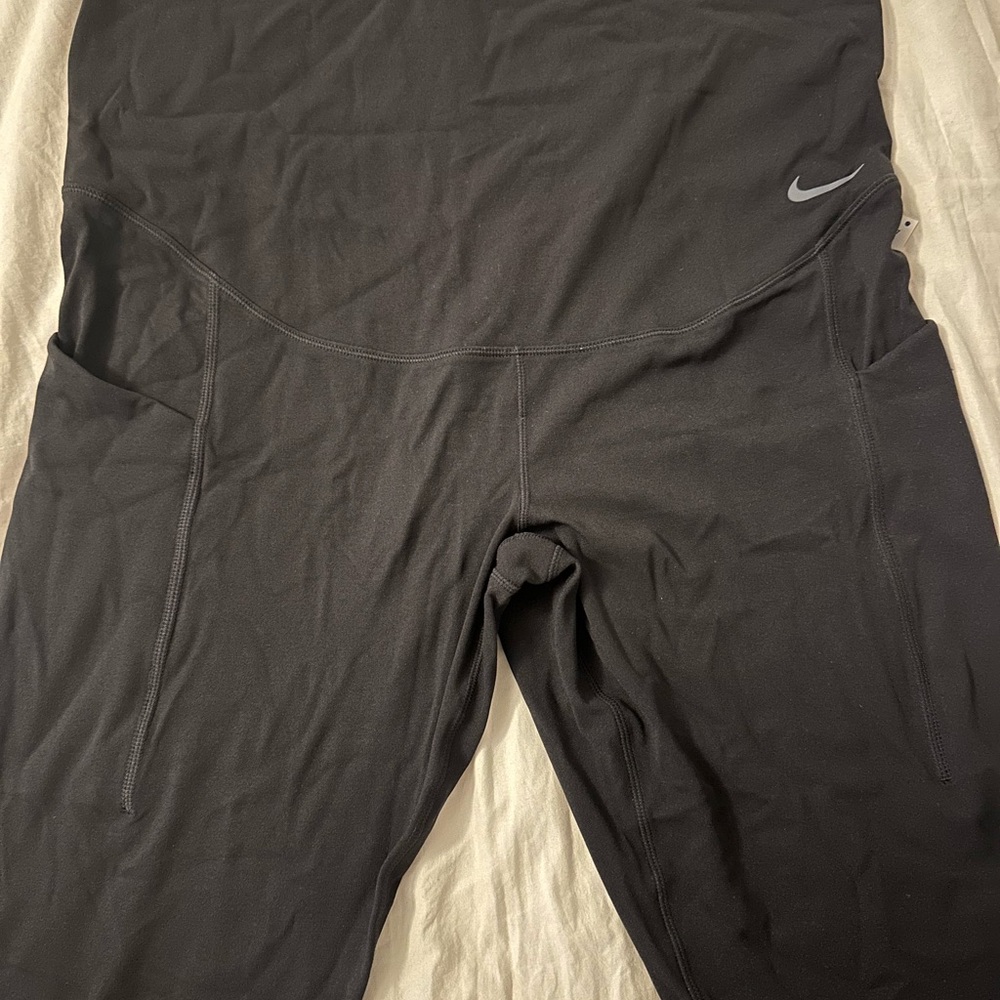 Nike Women's Maternity Black Leggings